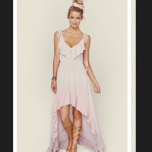 Planet Blue high to low ombré maxi dress